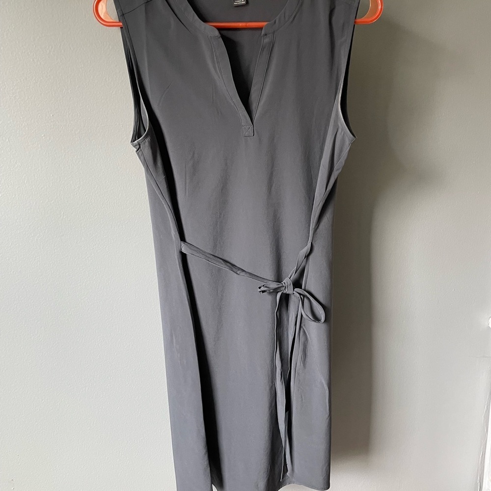Eddie Bauer Gray Sleeveless Dress